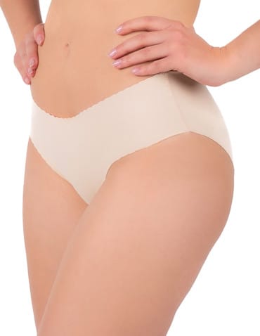Majtki bezszwowe - Majtki figi damskie bikini laserowo cięte 3-pak WIELOKOLOROWY - produkt 11