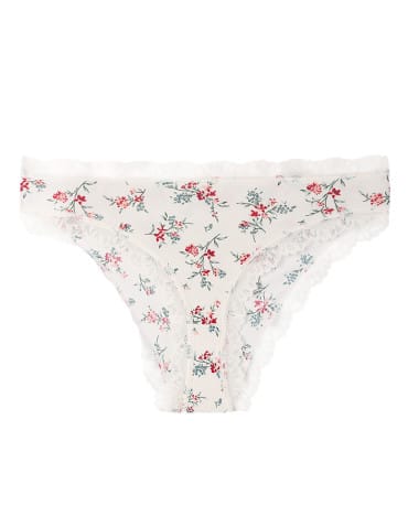 Majtki figi - Majtki damskie figi eleganckie wykończenie koronkowe 2-pak WIELOKOLOROWY - produkt 13
