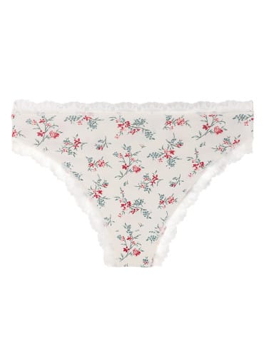 Majtki figi - Majtki damskie figi eleganckie wykończenie koronkowe 2-pak WIELOKOLOROWY - produkt 14