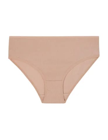 Majtki damskie bawełniane figi bikini prążkowane 12-pak - produkt 2