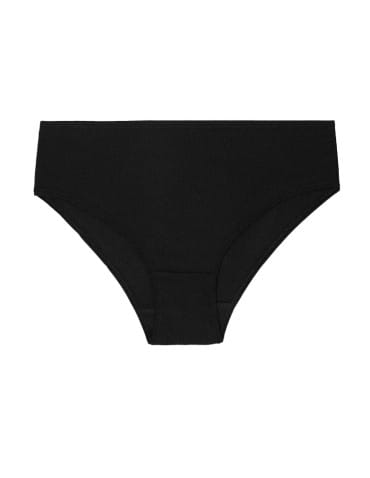 Majtki figi - Majtki damskie bawełniane figi bikini prążkowane 12-pak WIELOKOLOROWY - produkt 7