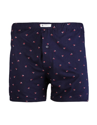 Bokserki luźne - Bokserki męskie bawełniane guziki Plus Size 3-pak WIELOKOLOROWY - produkt 2