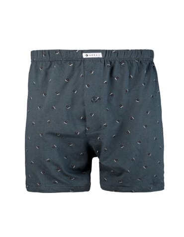 Bokserki luźne - Bokserki męskie bawełniane guziki Plus Size 3-pak WIELOKOLOROWY - produkt 3