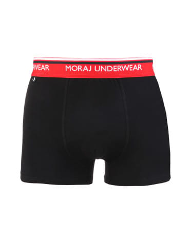 Bokserki dopasowane - Bokserki męskie bawełniane moraj underwear CZARNY - produkt 1