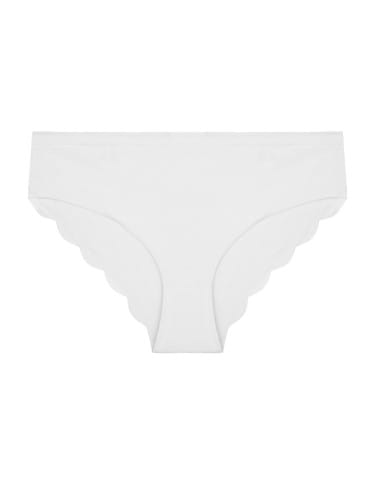 Majtki figi - Figi damskie bikini bawełniane bezszwowe wykończenie 12-pak WIELOKOLOROWY - produkt 3