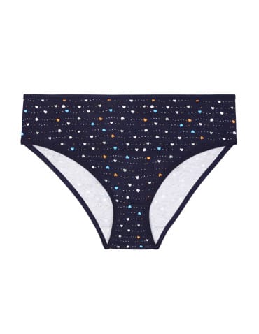 Majtki figi - Majtki damskie figi bikini bawełniane gładkie 6-pak WIELOKOLOROWY - produkt 3
