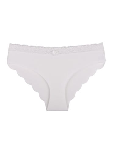 Majtki figi - Majtki damskie figi bikini laserowo cięte z koronką 12-pak WIELOKOLOROWY - produkt 5