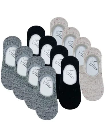 Skarpetki stopki damskie niskie 12-pak