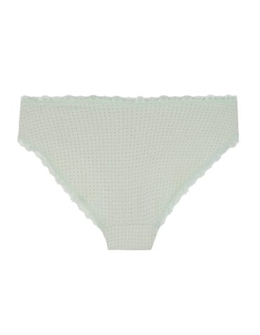 Majtki figi - Majtki damskie figi bikini w kropki wykończone koronką 4-pak WIELOKOLOROWY - produkt 2