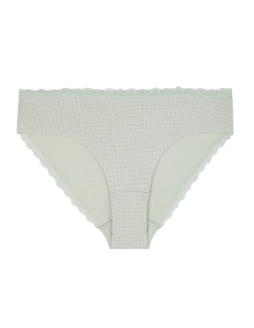 Majtki figi - Majtki damskie figi bikini w kropki wykończone koronką 4-pak WIELOKOLOROWY - produkt 3