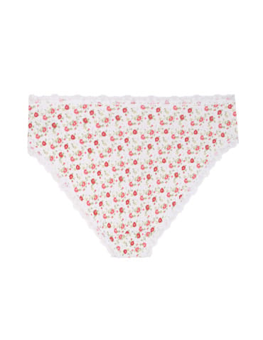 Majtki figi - Majtki damskie figi bikini bawełniane z koronką 6-pak WIELOKOLOROWY - produkt 2