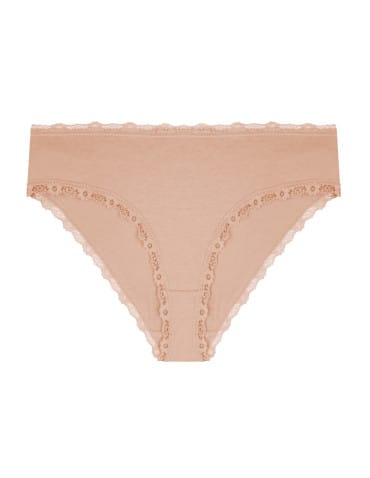 Majtki figi - Majtki damskie figi bikini bawełniane z koronką 6-pak WIELOKOLOROWY - produkt 7