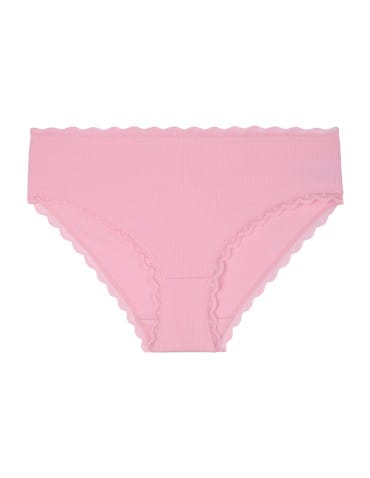 Majtki figi - Majtki damskie figi bikini prążkowane z koronką 6-pak WIELOKOLOROWY - produkt 4