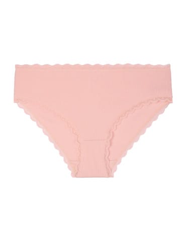 Majtki figi - Majtki damskie figi bikini prążkowane z koronką 6-pak WIELOKOLOROWY - produkt 5