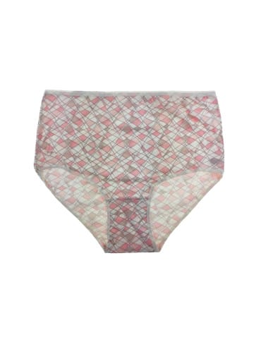 Majtki figi - Damskie figi z wysokim stanem bawełniane plus size 3-pak WIELOKOLOROWY - produkt 2