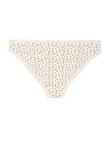 Majtki damskie figi mini bikini w serduszka z koronką 3-pak  - produkt 2