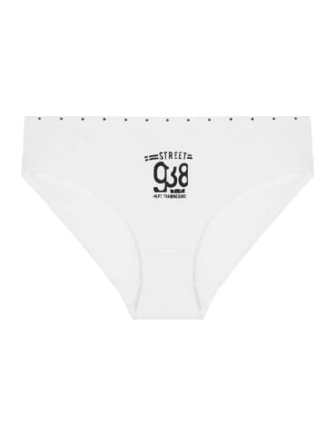 Majtki figi - Majtki figi damskie bikini bawełniane z nadrukiem 4-pak WIELOKOLOROWY - produkt 4