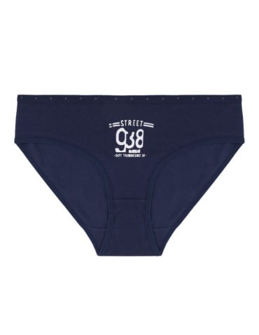 Majtki figi - Majtki figi damskie bikini bawełniane z nadrukiem 4-pak WIELOKOLOROWY - produkt 5
