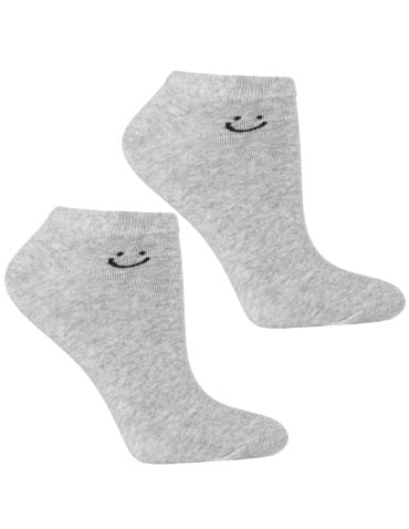Stopki damskie - Skarpetki stopki damskie bawełniane z uśmiechem 12-pak WIELOKOLOROWY - produkt 2
