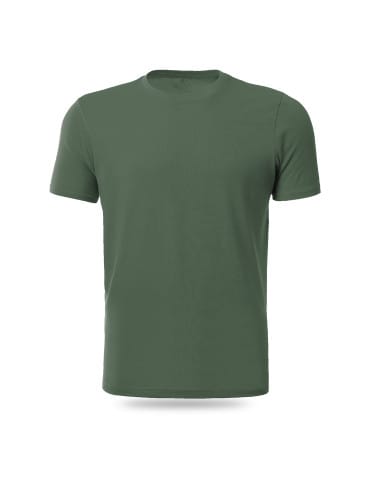 Koszulki i Tank Topy - Koszulka męska bawełniana T-shirt KHAKI - produkt 4