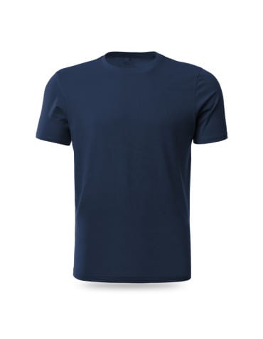 Koszulki i Tank Topy - Koszulka męska bawełniana T-shirt GRANATOWY - produkt 3