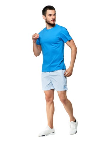 Koszulki i Tank Topy - Koszulka męska bawełniana T-shirt NIEBIESKI - produkt 2