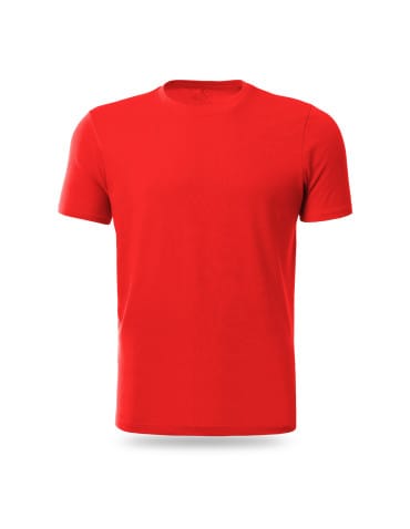 Koszulki i Tank Topy - Koszulka męska bawełniana T-shirt CZERWONY - produkt 2
