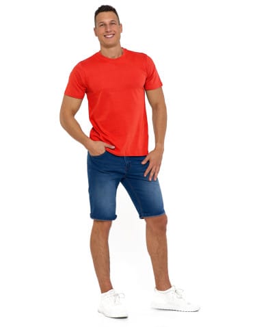 Koszulki i Tank Topy - Koszulka męska bawełniana T-shirt CZERWONY - produkt 4