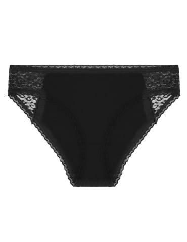 Majtki figi - Damskie majtki figi bikini bawełniane z koronką 3-pak WIELOKOLOROWY - produkt 4