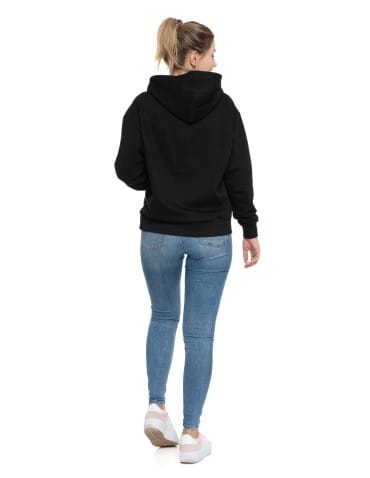 Bluzy damskie - Ocieplana bluza damska Mickey z kapturem CZARNY - produkt 7