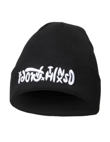 Męska czapka zimowa beanie z haftem