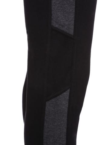 Legginsy damskie - Legginsy damskie ocieplane z wysokim stanem CZARNY - produkt 6