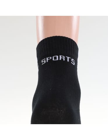 Skarpetki za kostkę - Skarpety męskie krótkie SPORTS ze ściągaczem 3-pak WIELOKOLOROWY - produkt 4