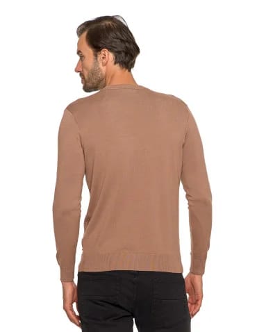 Męski sweter klasyczny z wiskozy elegancki  - produkt 2