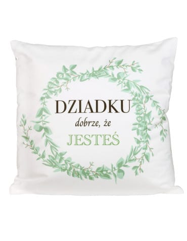 Poduszki dekoracyjne - Poduszka dekoracyjna pomysł na prezent na Dzień Dziadka WZÓR 1 - produkt 1