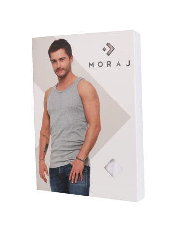 Podkoszulki - Podkoszulka męska bawełniana typu tank top na ramiączkach CZARNY - produkt 3