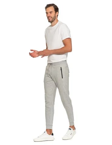 Spodnie dresowe joggery męskie z kieszeniami - produkt 2