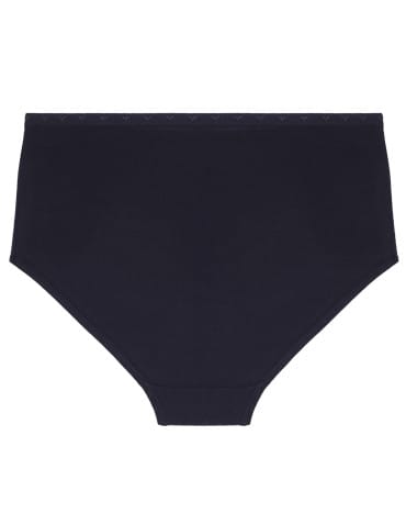 Majtki figi - Damskie figi maxi bikini bawełniane wysoki stan 3-pak WIELOKOLOROWY - produkt 5