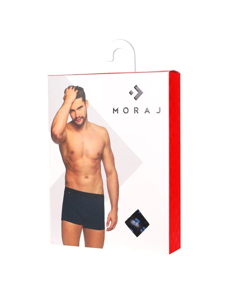 Bokserki dopasowane - Męskie bokserki bawełniane dopasowane wzorzyste 6-pak WIELOKOLOROWY - produkt moraj.pl 3