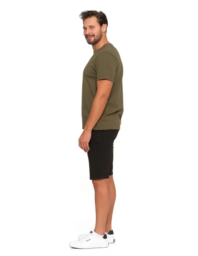 Koszulki i Tank Topy - Koszulka męska klasyczna vintage z haftem KHAKI  - produkt moraj.pl 4