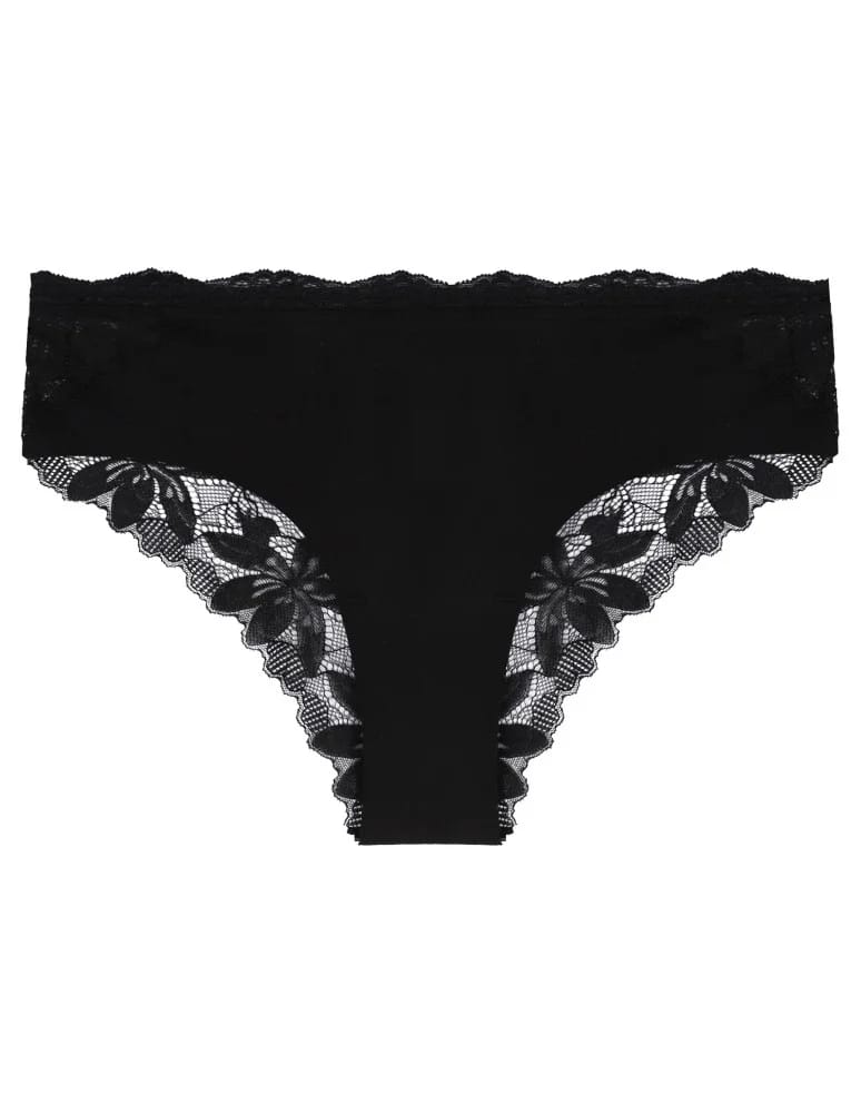 Majtki figi - Majtki bawełniane damskie figi bikini koronkowy tył 6-pak WIELOKOLOROWY  - produkt moraj.pl 2