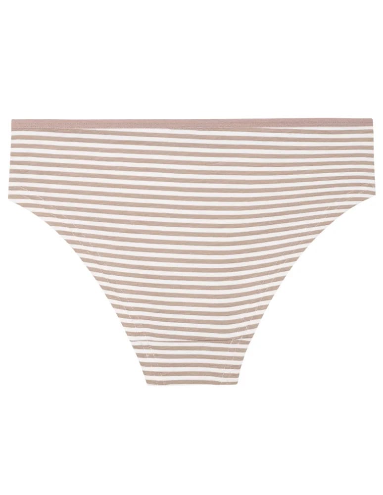 Majtki figi - Damskie majtki figi bikini w paski i jednolite 4-pak WIELOKOLOROWY - produkt moraj.pl 3