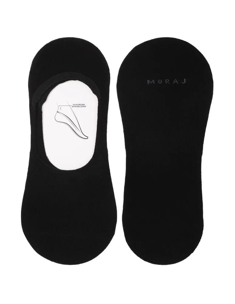 Niskie stopki - Męskie skarpetki stopki niskie 3-pak CZARNY - produkt moraj.pl 2