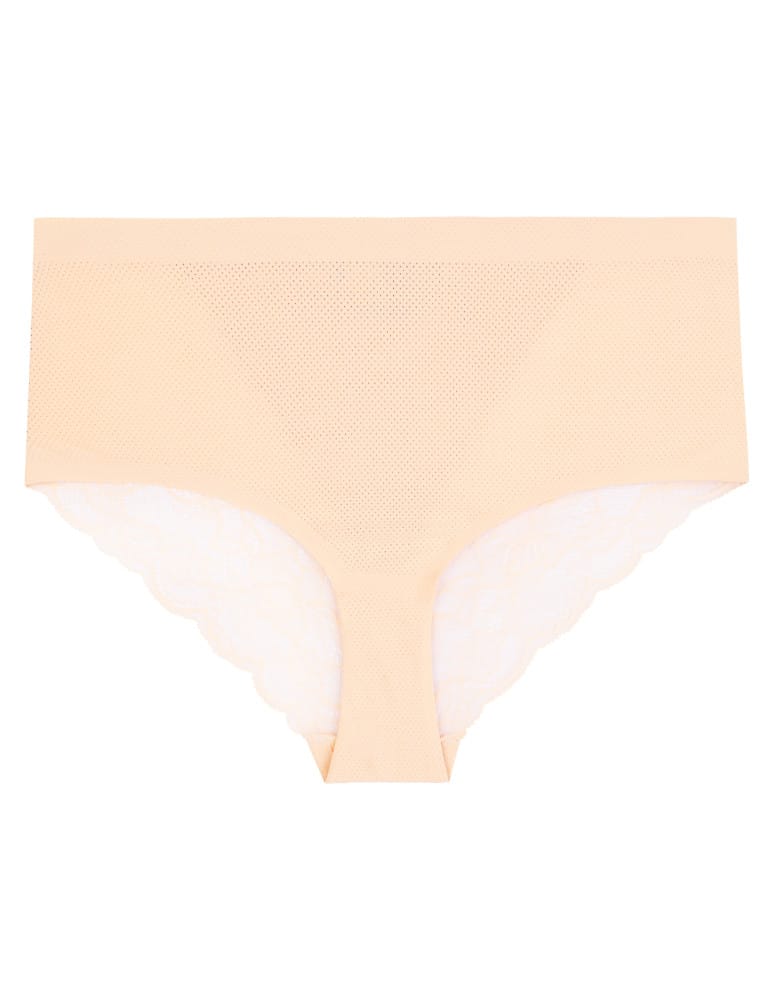 Majtki figi - Majtki damskie z koronką maxi bikini 3-pak WIELOKOLOROWY  - produkt moraj.pl 3