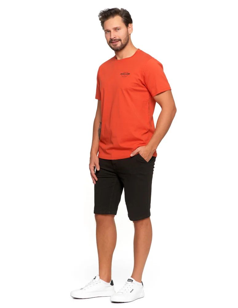 Koszulki i Tank Topy - T-shirt męski bawełniany koszulka z nadrukiem POMARAŃCZOWY  - produkt moraj.pl 2