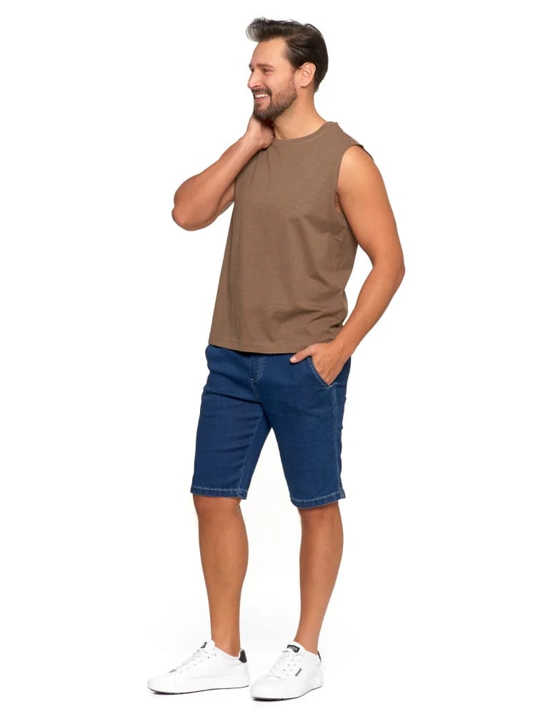 Koszulki i Tank Topy - Koszulka męska tank top bez rękawów bawełniana 3-pak WIELOKOLOROWY - produkt moraj.pl 7