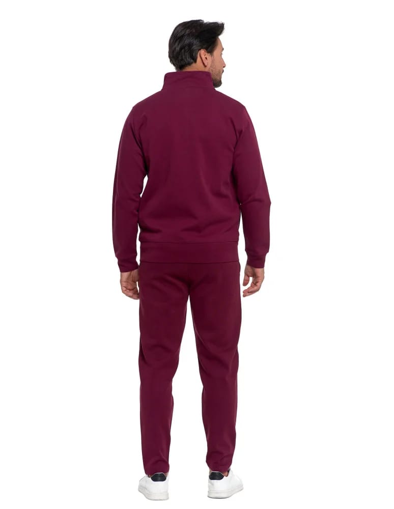 Bluzy męskie - Męska bluza dresowa ze stójką i zamkiem MOKKA  - produkt moraj.pl 7