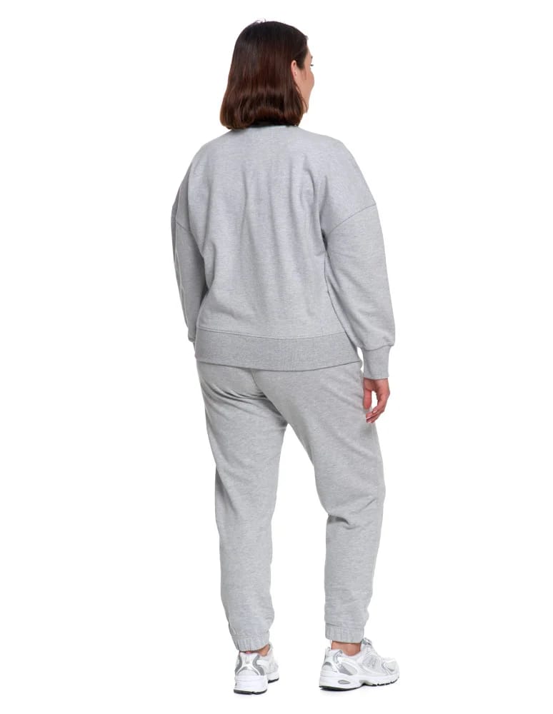 Bluzy damskie - Bluza damska dresowa SZARY - produkt moraj.pl 3