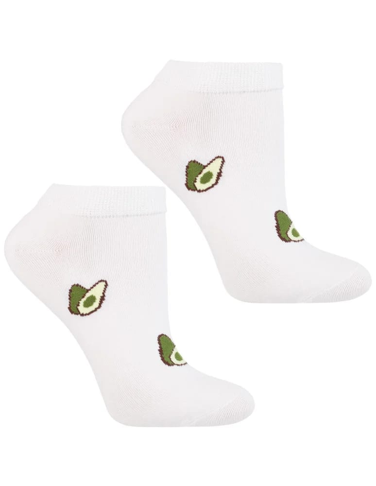 Stopki damskie - Skarpety stopki damskie w awokado 3-pak WIELOKOLOROWY  - produkt moraj.pl 4