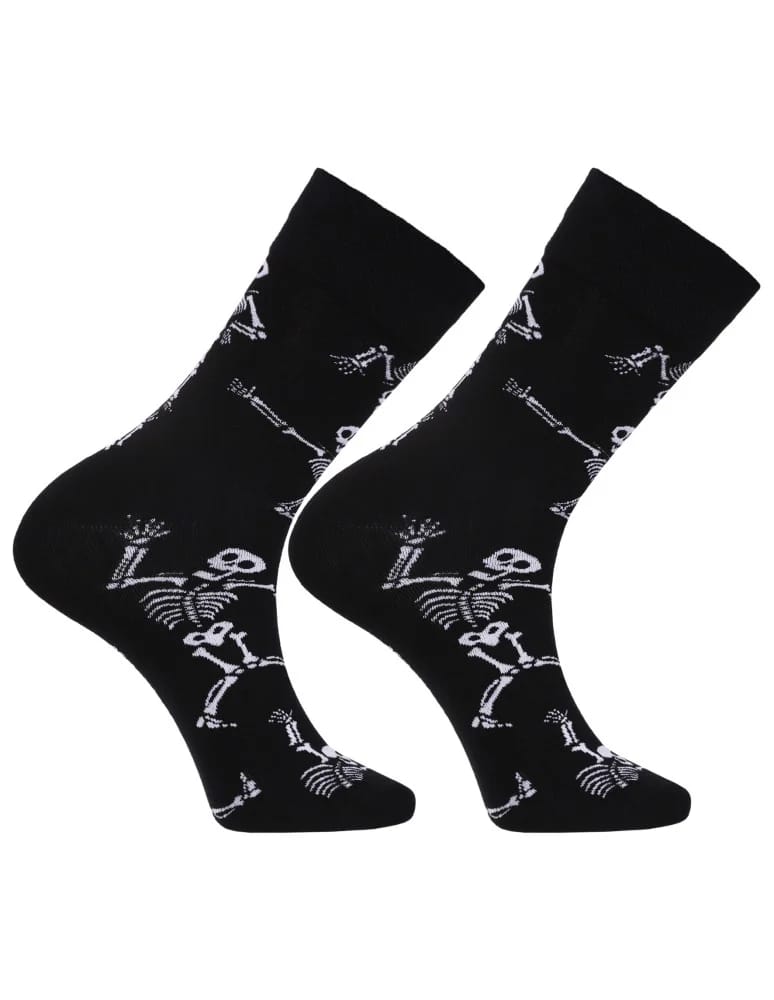 Skarpetki długie - Skarpetki męskie długie halloween CZARNY - produkt moraj.pl 2